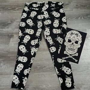 Torrid Skull Leggings Sz 2X